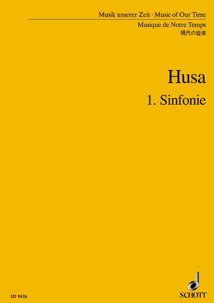 1. Sinfonie: Orchester. Studienpartitur. (Musik unserer Zeit) Sheet Music