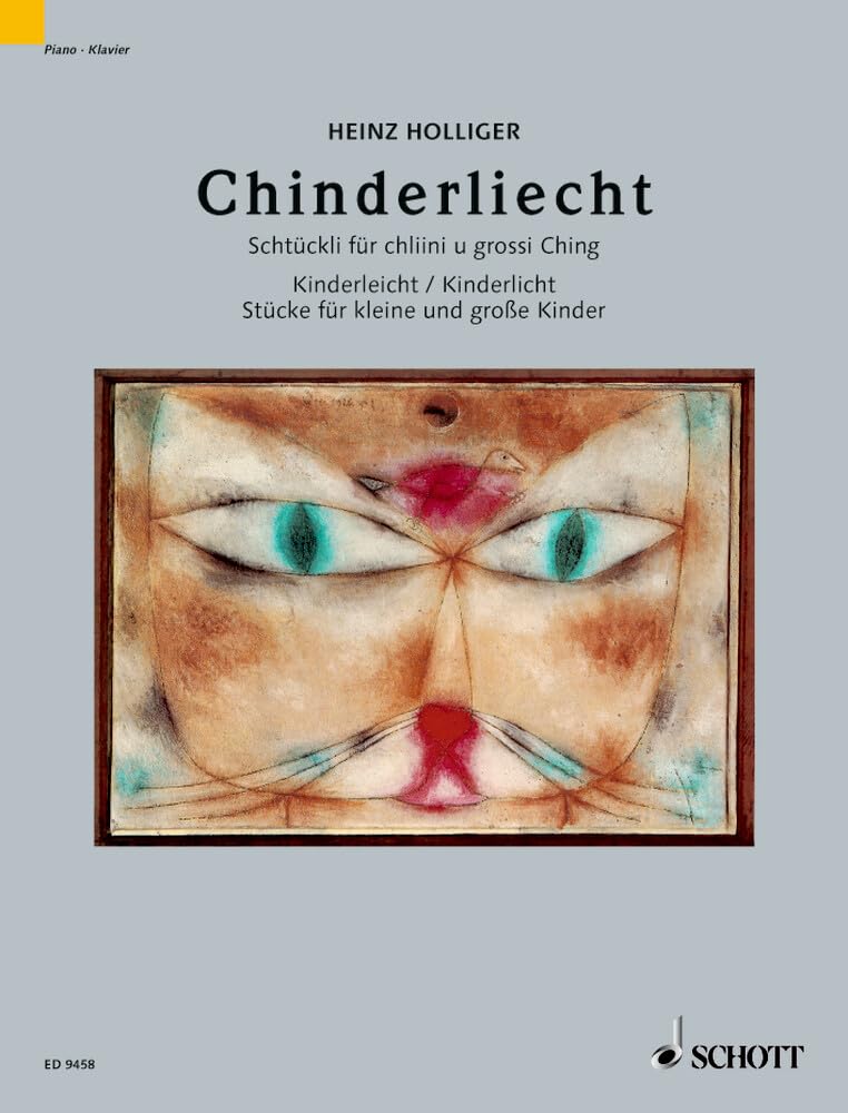 Chinderliecht (Kinderleicht / Kinderlicht): Schtückli für chliini u grossi Ching ou zum Erzeue und zum Mitsinge. Klavier 2- und 4-händig. Sheet Music