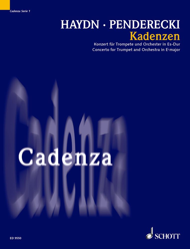 Kadenzen: zum Konzert für Trompete und Orchester Es-Dur von Joseph Haydn. Band 1. Trompete. Solostimme. (Cadenza, Band 1) Sheet Music