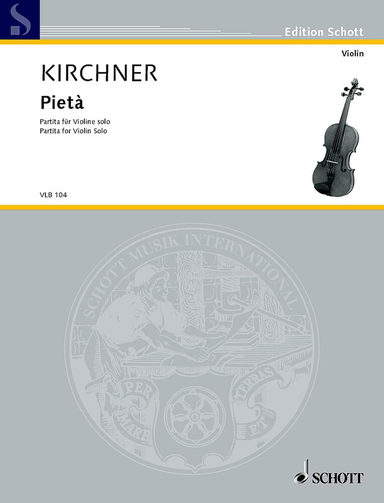 Pietà: Partita. Violine. (Edition Schott) Sheet Music