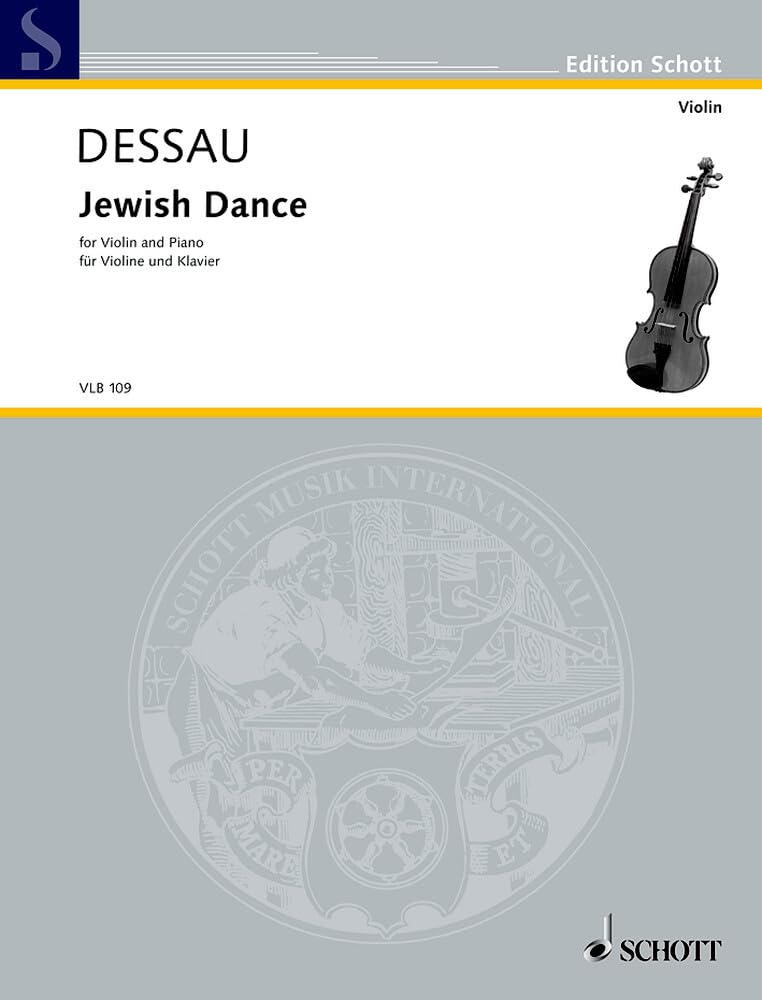 Jewish Dance: Violine und Klavier. (Edition Schott) Sheet Music