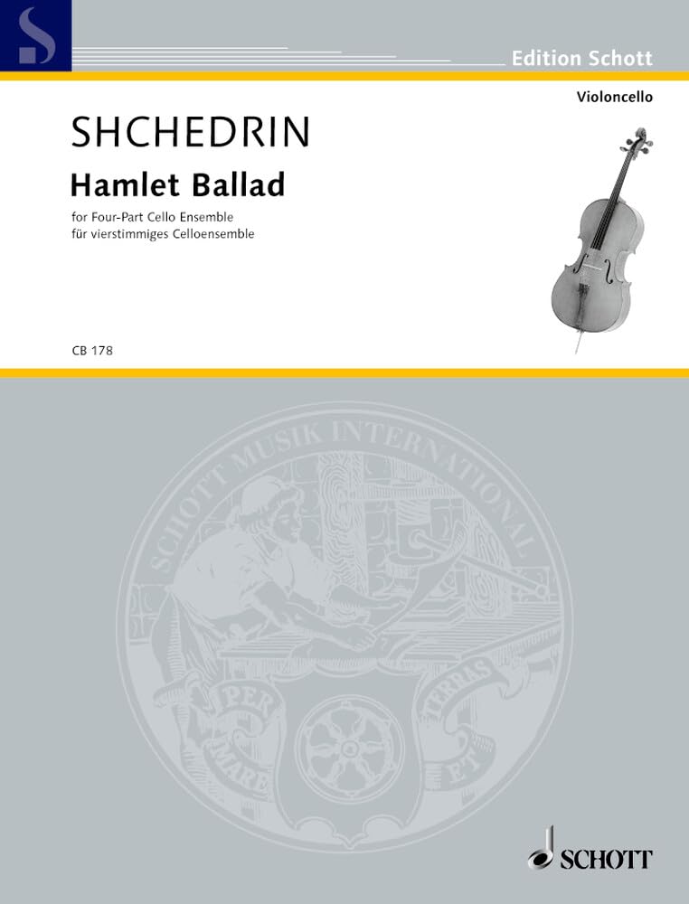 Hamlet Ballad: für vierstimmiges Celloensemble. 4 Violoncelli oder Violoncello-Ensemble. Partitur und Stimmen. (Cello-Bibliothek) Sheet Music
