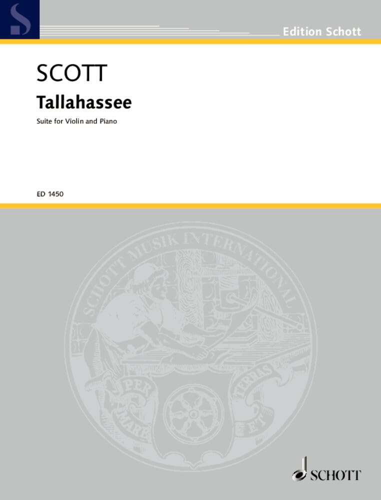 Tallahassee Suite: Violine und Klavier. (Edition Schott) Sheet Music