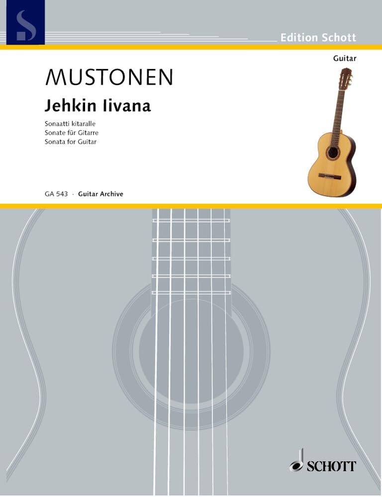 Jehkin Iivana: Sonate für Gitarre. Gitarre. (Edition Schott) Sheet Music