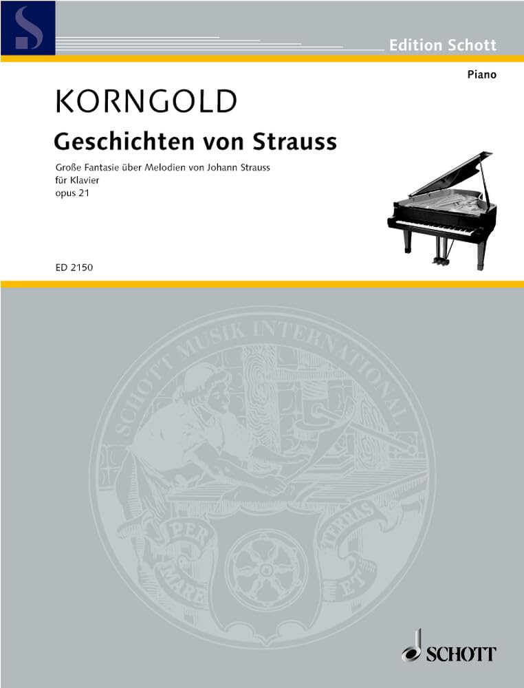 Stories by Strauss: Great fantasy on the melodies of Johann Strauss. op. 21. piano. book