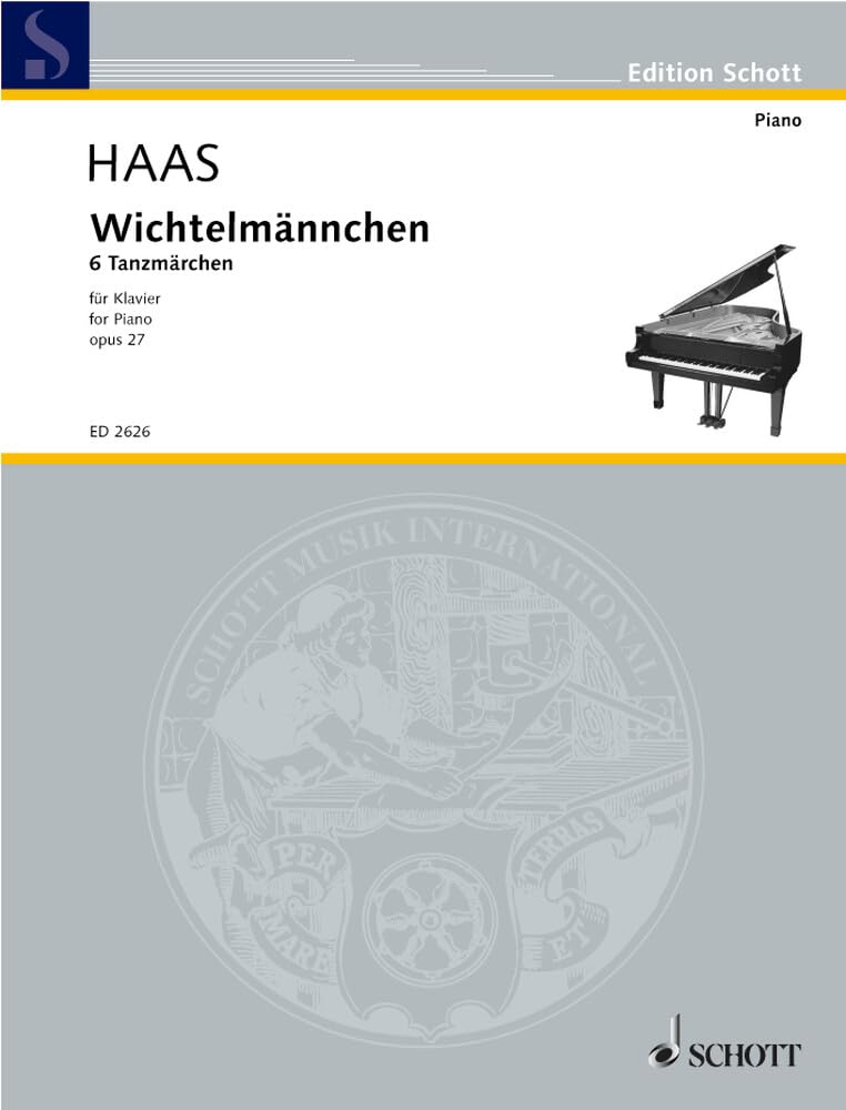 Wichtelmännchen: Sechs Tanzmärchen. op. 27. Klavier. (Edition Schott) Sheet Music