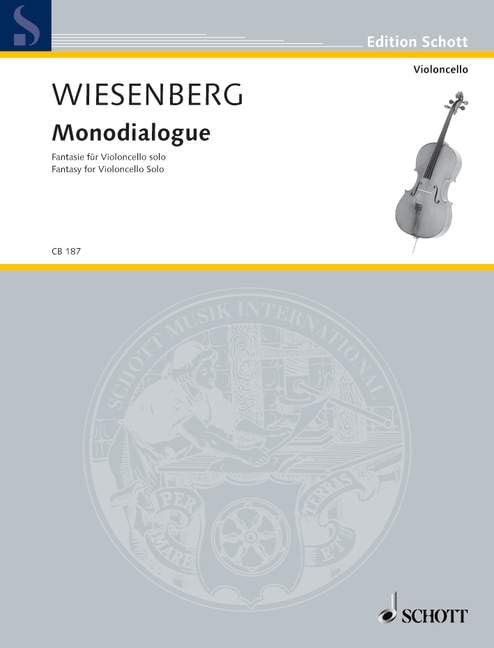 Monodialogue: Fantasie für Violoncello solo. Violoncello. (Cello-Bibliothek) Arts & Music