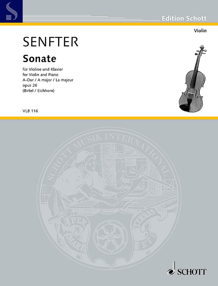 Sonate A-Dur: op. 26. Violine und Klavier. (Edition Schott) Arts & Music