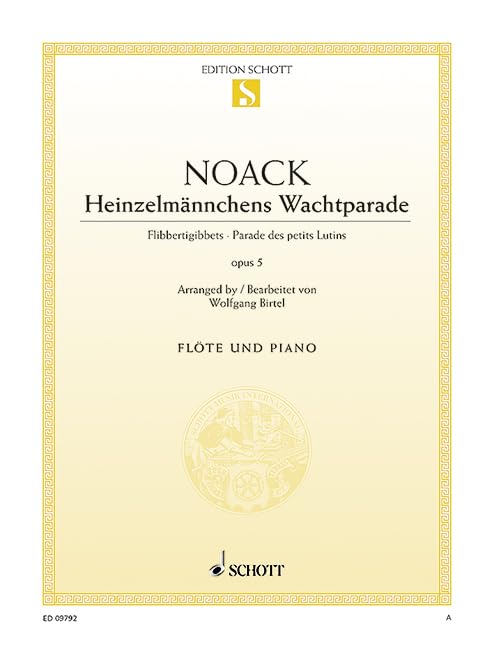 Parade des petits Lutins: op. 5. flute and piano. Edition séparée. Sheet Music