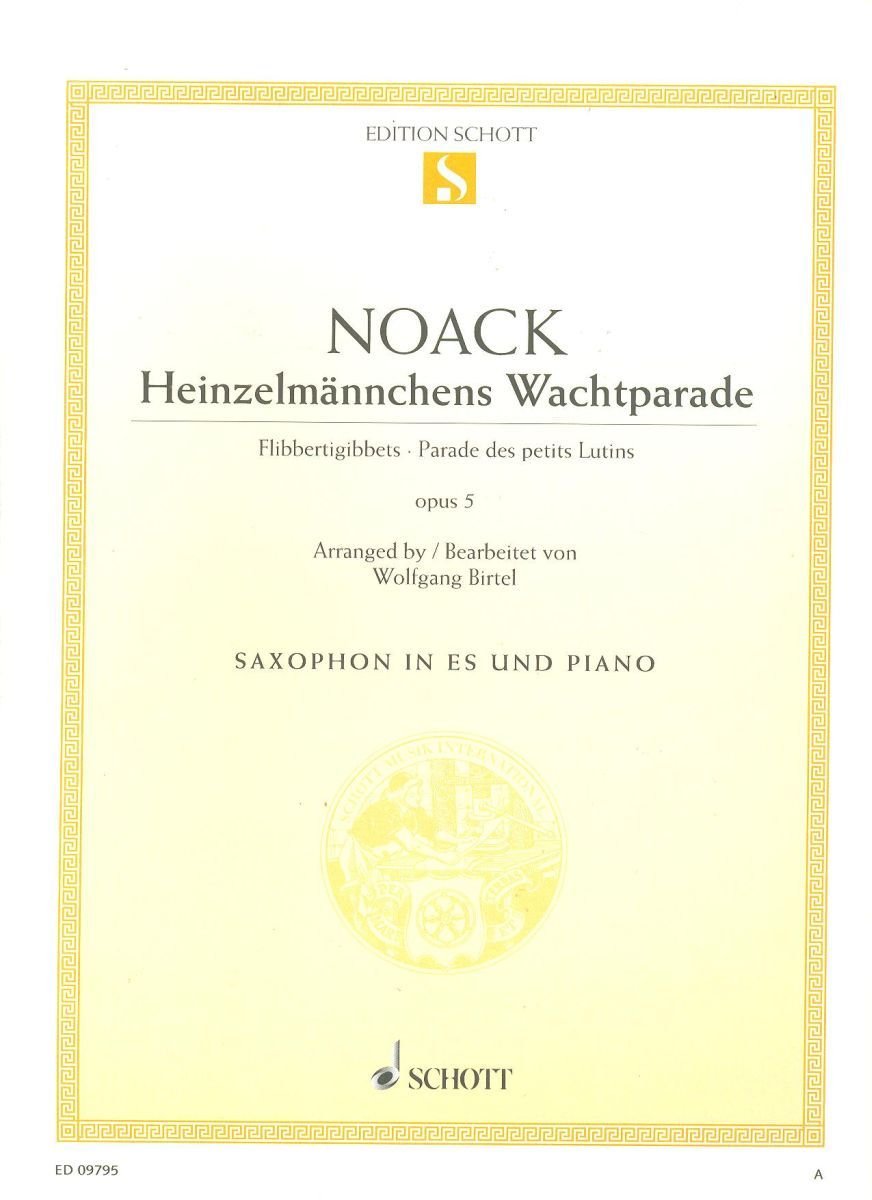 Parade des petits Lutins: op. 5. saxophone in Eb and piano. Edition séparée. Sheet Music