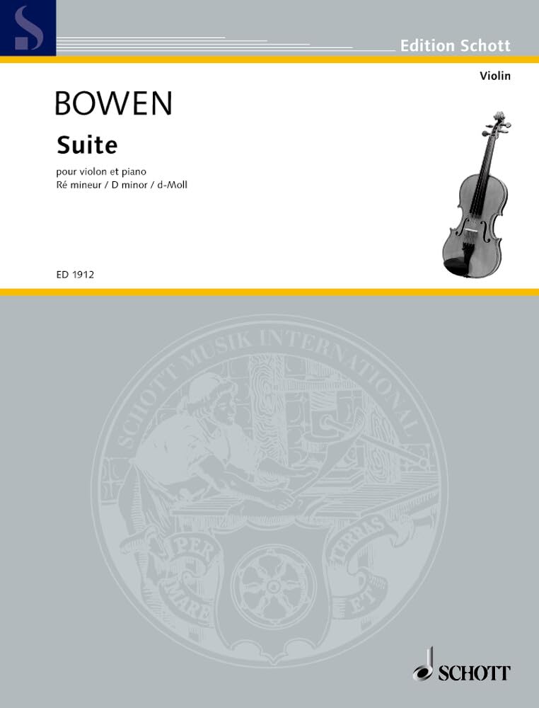 Suite in D Minor: op. 28. violin and piano. book