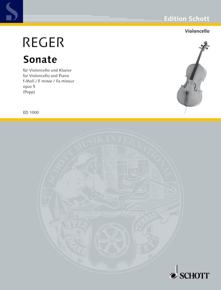 Sonate f-Moll: op. 5. Violoncello und Klavier. (Edition Schott) Sheet Music