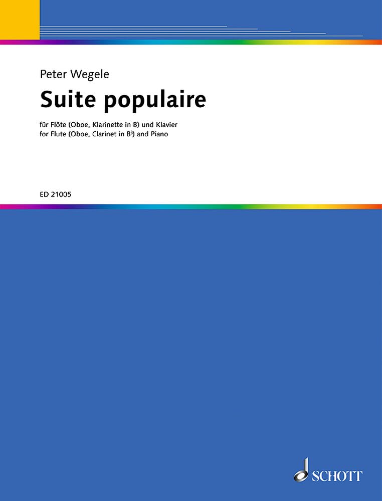 Suite populaire: Flöte (Klarinette, Oboe) und Klavier. Sheet Music