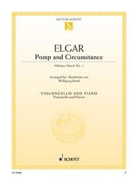 Pomp and Circumstance. Violoncello und Klavier: Military March No. 1. op. 39/1: Military March No. 1. op. 39/1. Violoncello und Klavier. Art & Literature Books