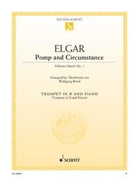 Pomp and Circumstance: Military March No. 1. op. 39/1. Trompete in B und Klavier. Sheet Music
