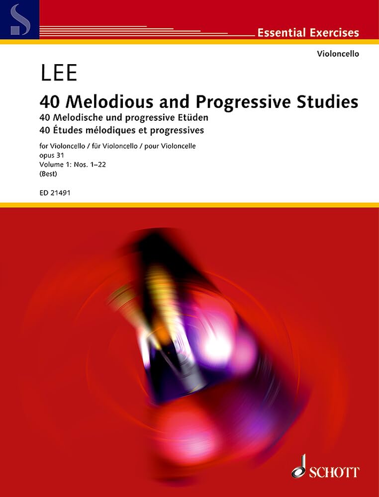 40 Melodische und progressive Etüden: Nos. 1-22. Band 1. op. 31. Violoncello. (Essential Exercises, Band 1) Sheet Music