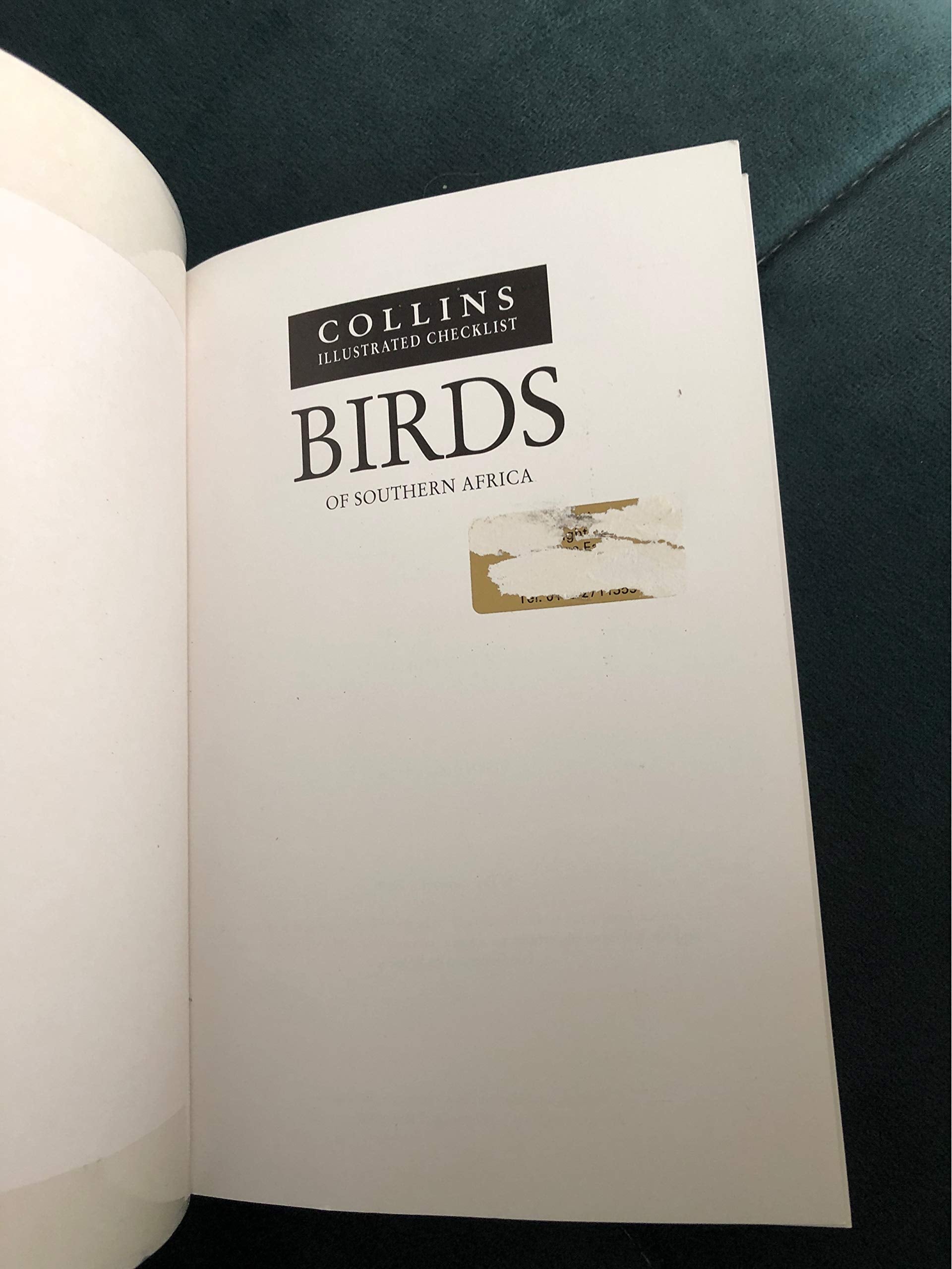 Birds of Southern Africa (Collins Illustrated Checklist S.) Leisure, Home & Garden