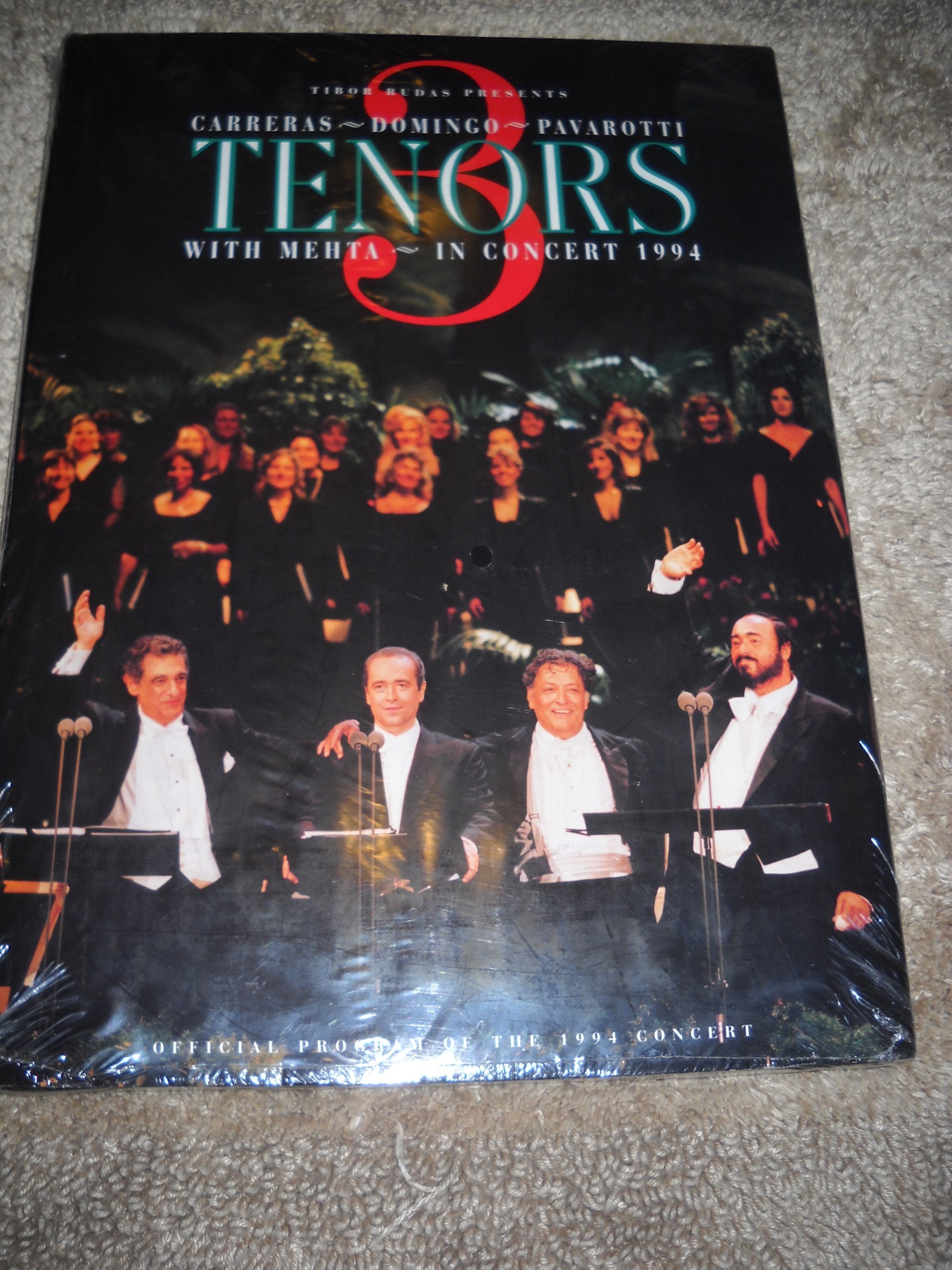 3 Tenors: With Mehta in Concert 1994 : Tibor Rudas Presents Carreras, Domingo, Pavarotti Arts & Music