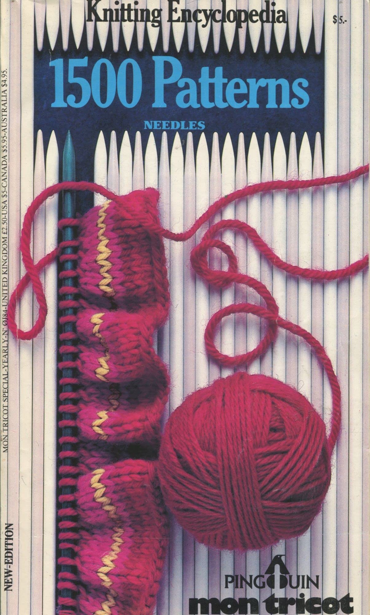 Knitting Encyclopedia: 1500 Patterns, Needles (Penguin Mon Tricot New Special Yearly Edition OJ84) book