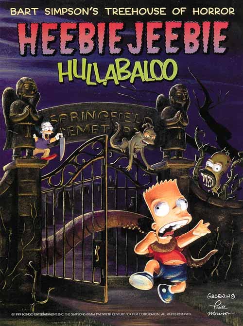 Heebie Jeebie Hullabaloo (Bart Simpson’s Treehouse of Horror) Humour & Satire