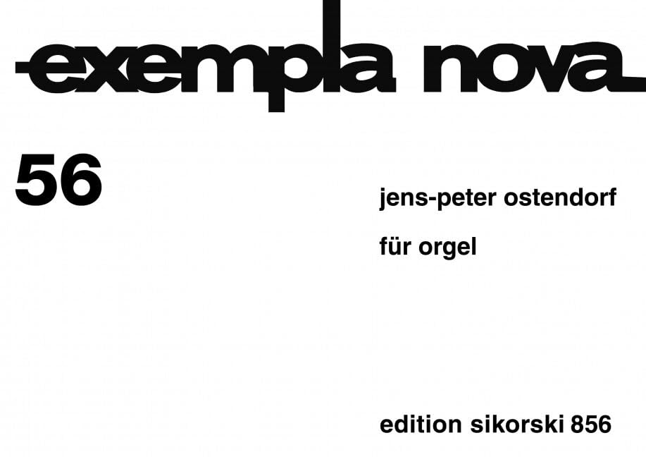 Für Orgel: 56. organ. book