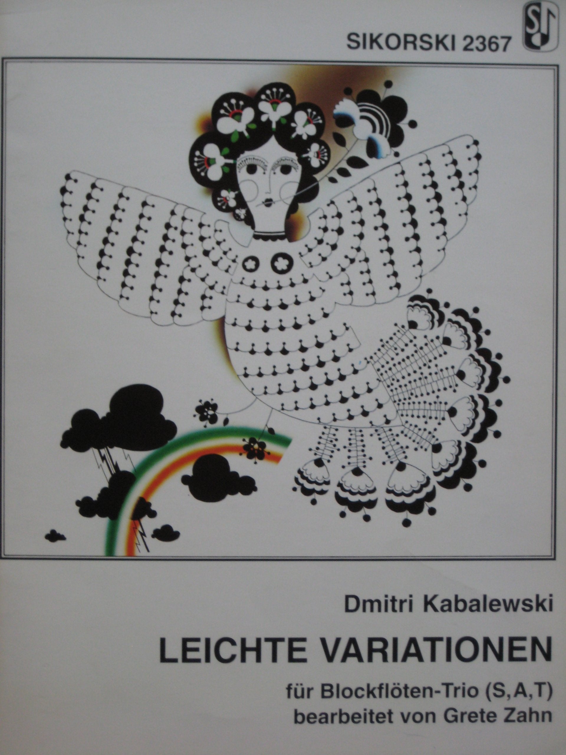 Leichte Variationen: Für Blockflöten-Trio. op. 51/2 + 51/3. Partition d'exécution. book