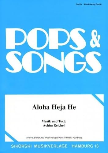 Aloha Heja He: für Gesang und Klavier. voice, piano. Sheet Music