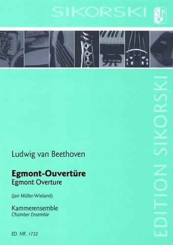 Egmont-Ouvertüre: für Kammerensemble. Partition et parties. Books