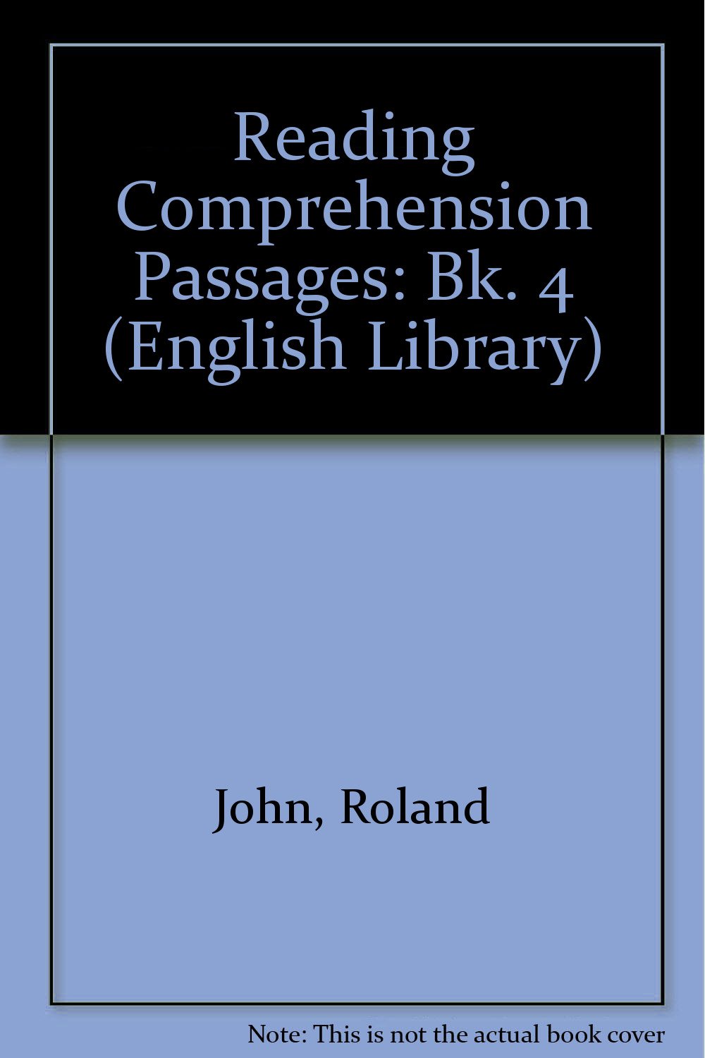 Product Image: Reading Comprehension Passages: Bk. 4 (English Library)