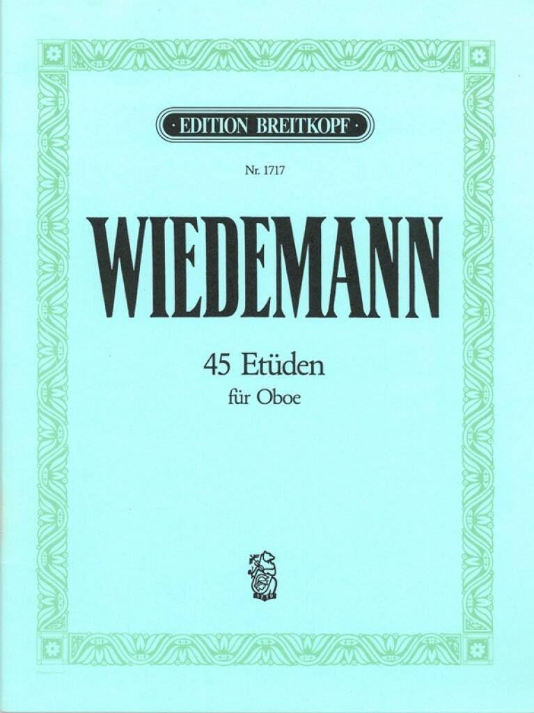45 Etüden für Oboe (EB 1717) Sheet Music