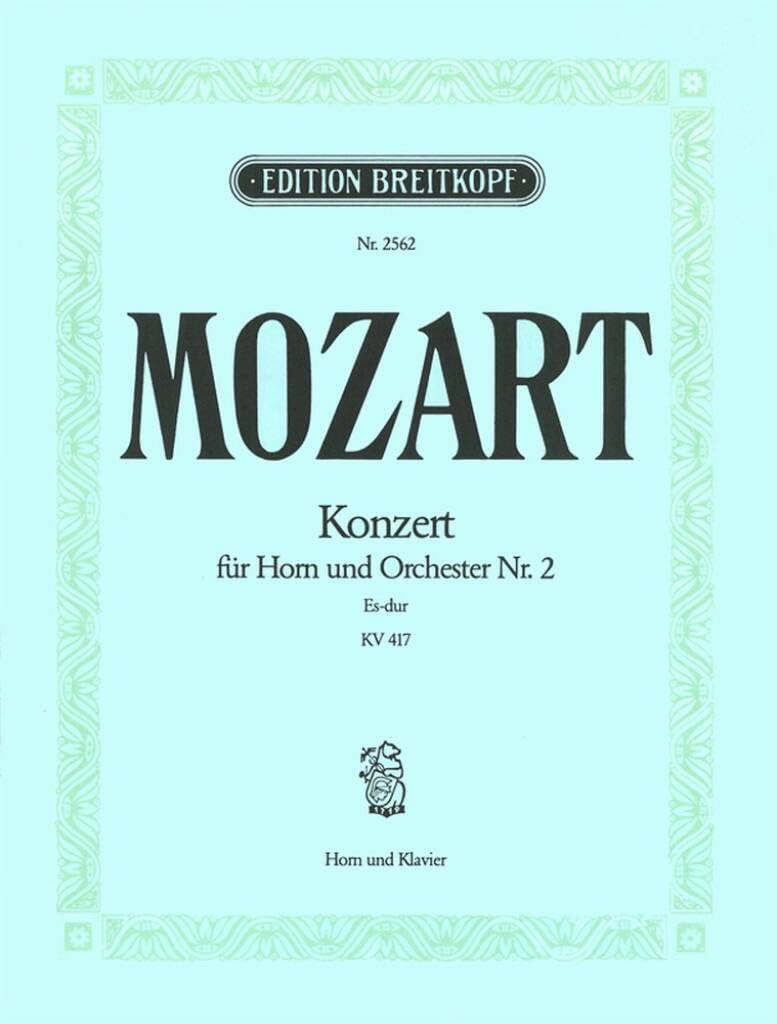 Hornkonzert Es-dur KV 417 - Ausgabe für Horn (Es/F) und Klavier (EB 2562) Arts & Music