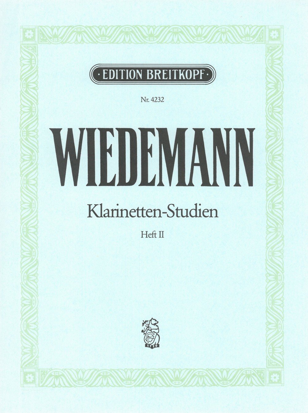 Klarinetten-studien, band ii clarinette book