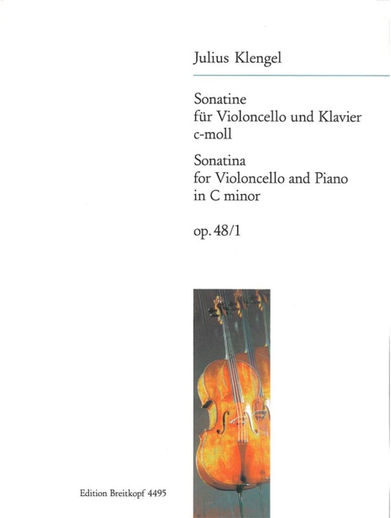 KLENGEL - Sonatina en Do menor Op.48 nº 1 para Violoncello y Piano Sheet Music
