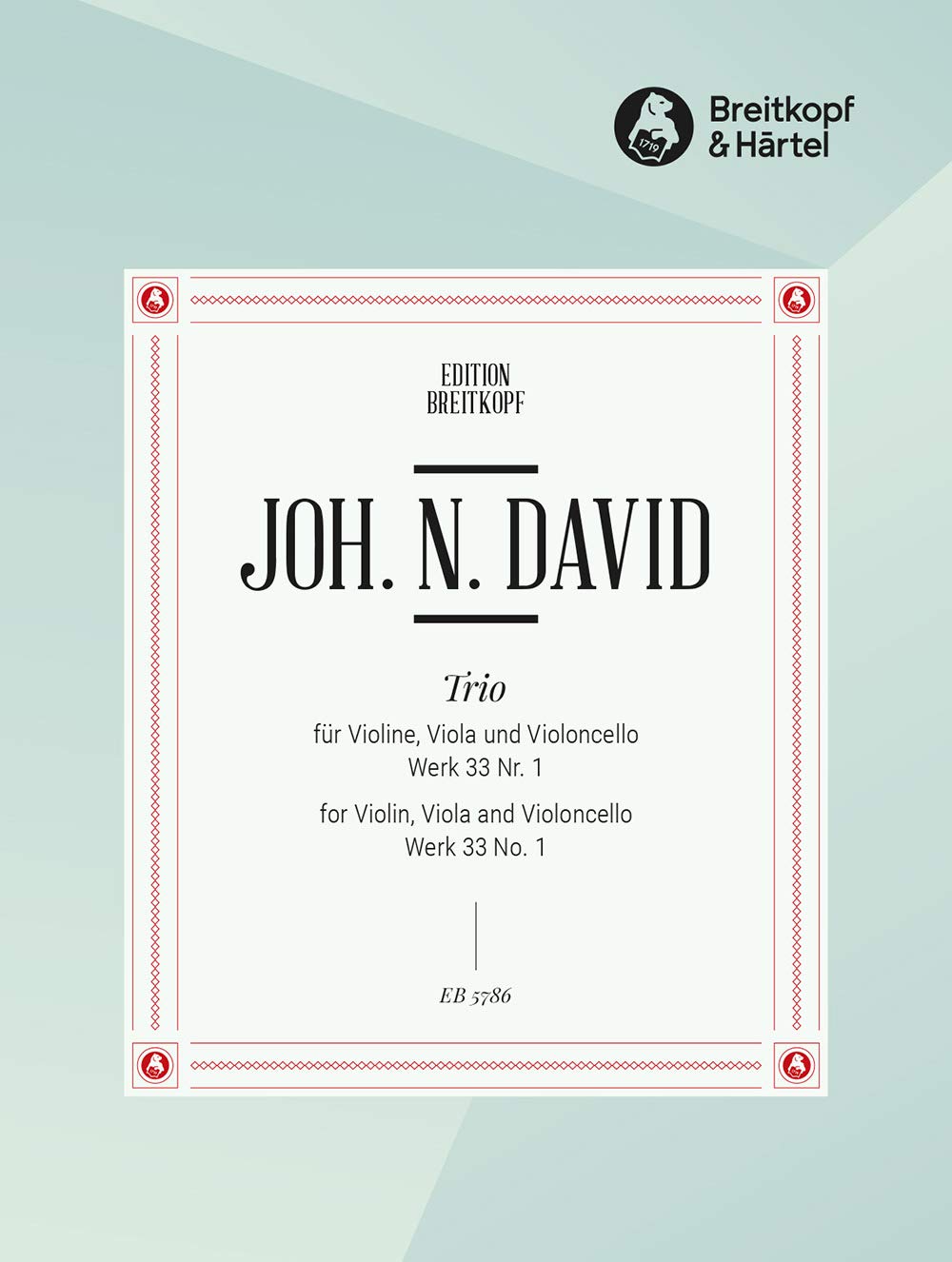 STREICHTRIO NR. 1 WK 33/1 Sheet Music