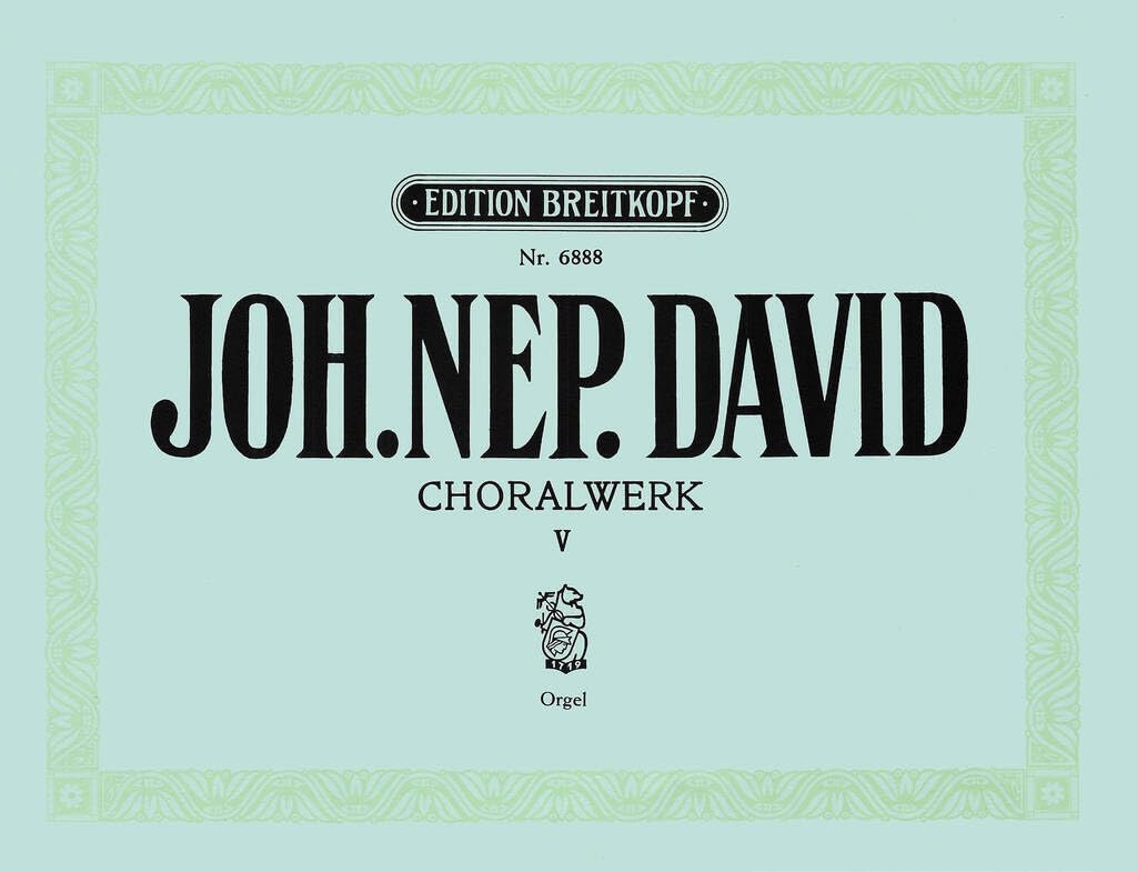 CHORALWERK, HEFT 5 ORGUE Arts & Music