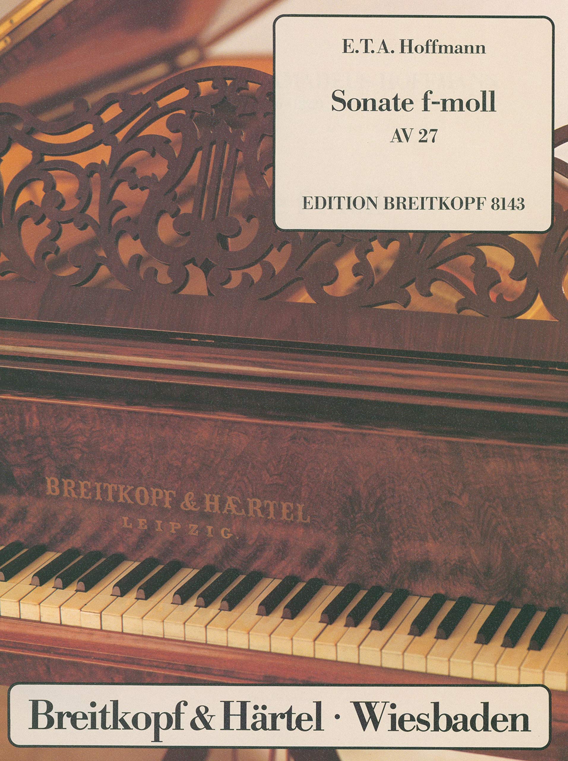 SONATE F-MOLL AV 27 PIANO Sheet Music