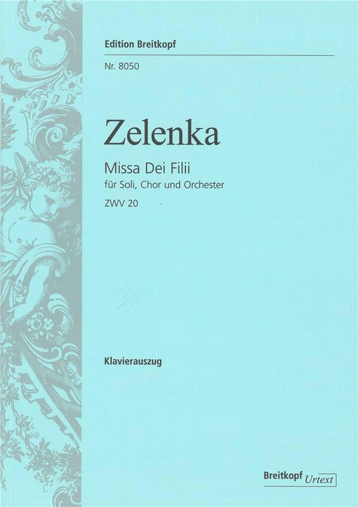 Missa dei filii ZWV 20 für Soli, gemischten Chor und Orchester. Klavierauszug (EB 8050) Sheet Music