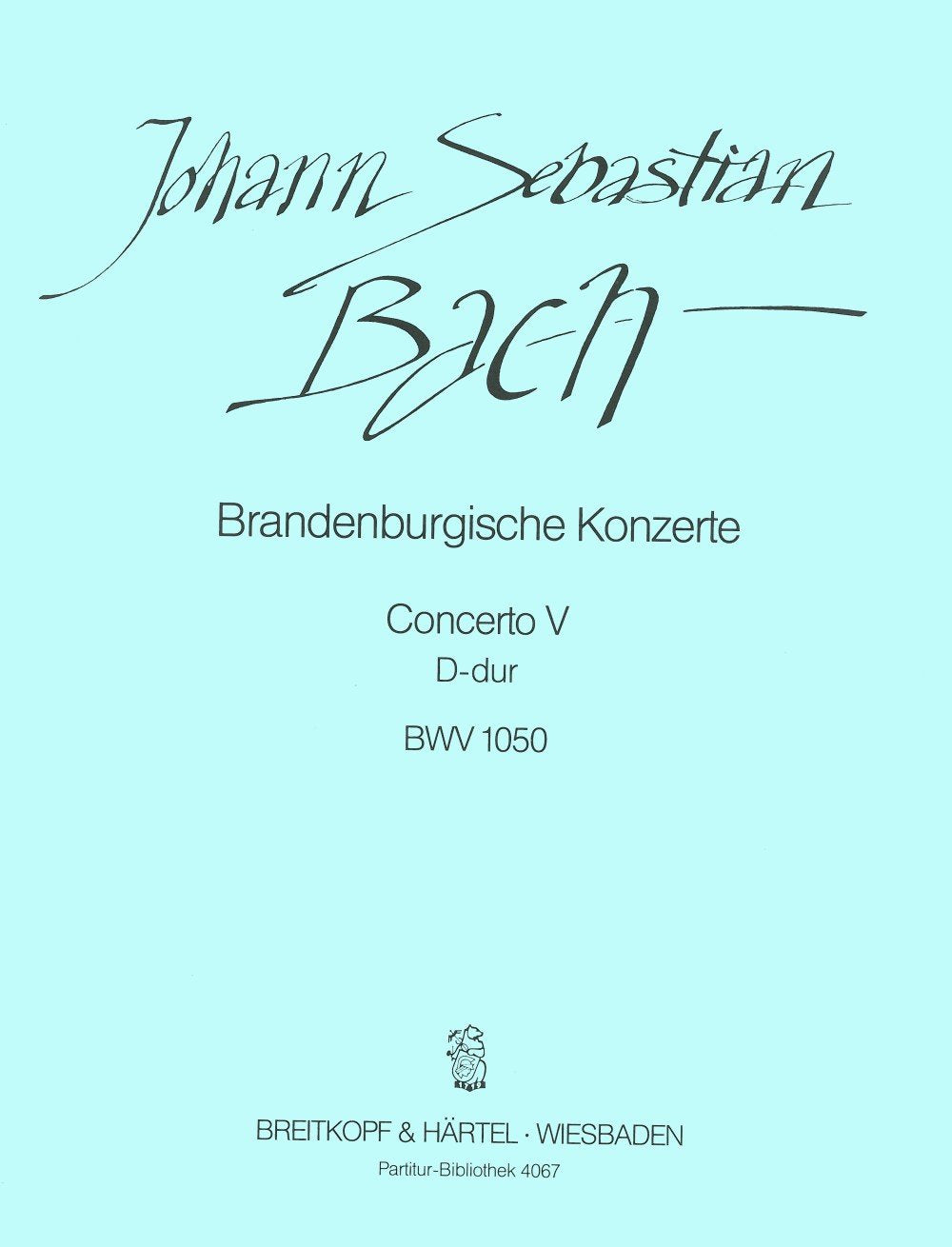 BRANDENBURG. KONZ. 5 D BWV1050 ORCHESTRE Sheet Music