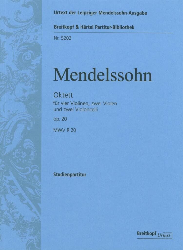 Oktett MWV R 20 (op. 20) - Urtext nach der Leipziger Mendelssohn-Gesamtausgabe - Studienpartitur (PB 5202) book