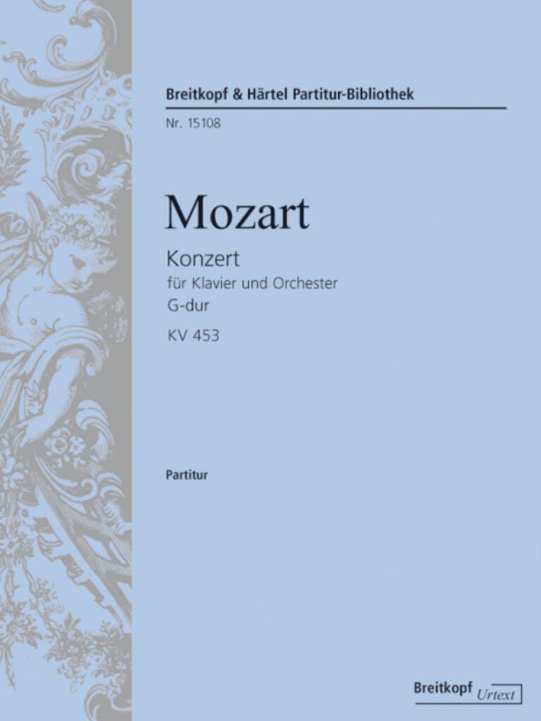 Konzert für Klavier und Orchester G-dur KV 453 - Breitkopf Urtext - Studienpartitur (PB 15112 ) Arts & Music