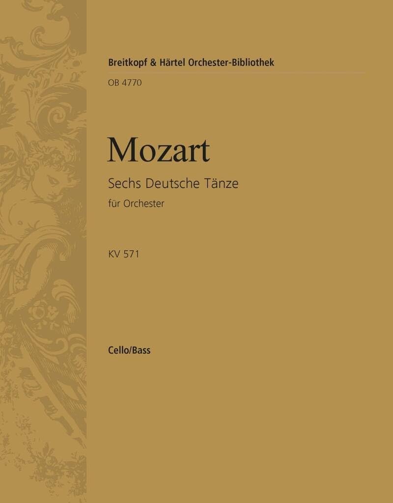 SECHS DEUTSCHE TANZE KV 571 ORCHESTRE Arts & Music