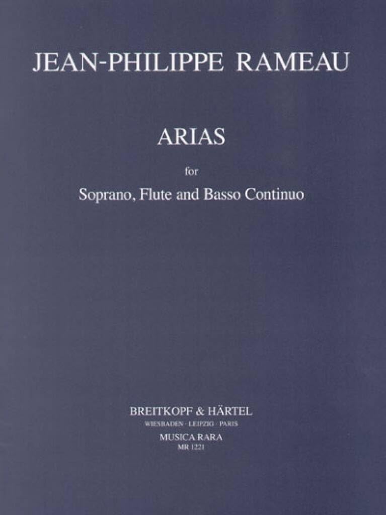 Arien für Sopran, Flöte und Bc - Partitur und Stimmen (MR 1221) Sheet Music