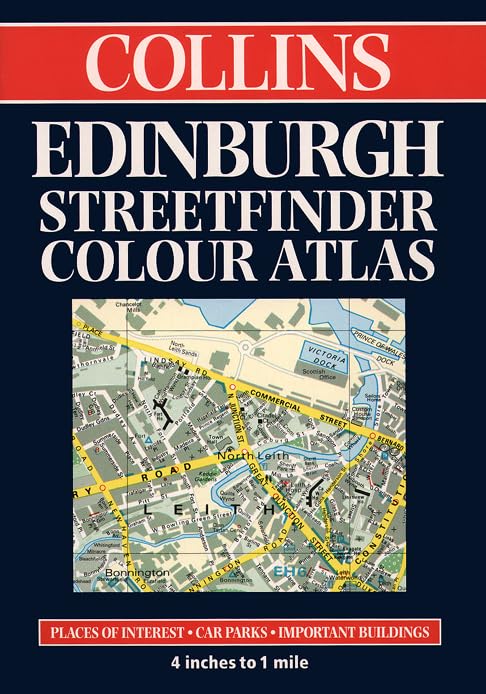 Collins Edinburgh Streetfinder Colour Atlas Leisure, Home & Garden