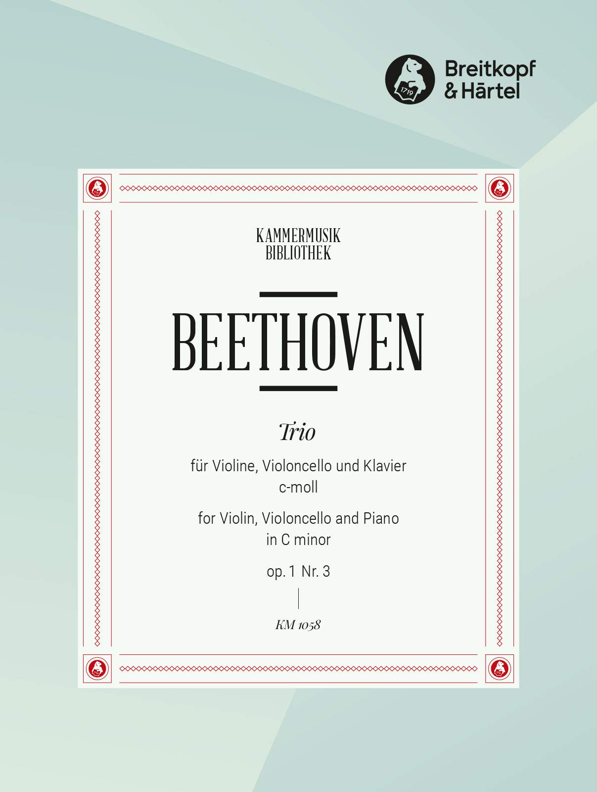 Klaviertrio c-moll op. 1/3 (KM 1058) Sheet Music