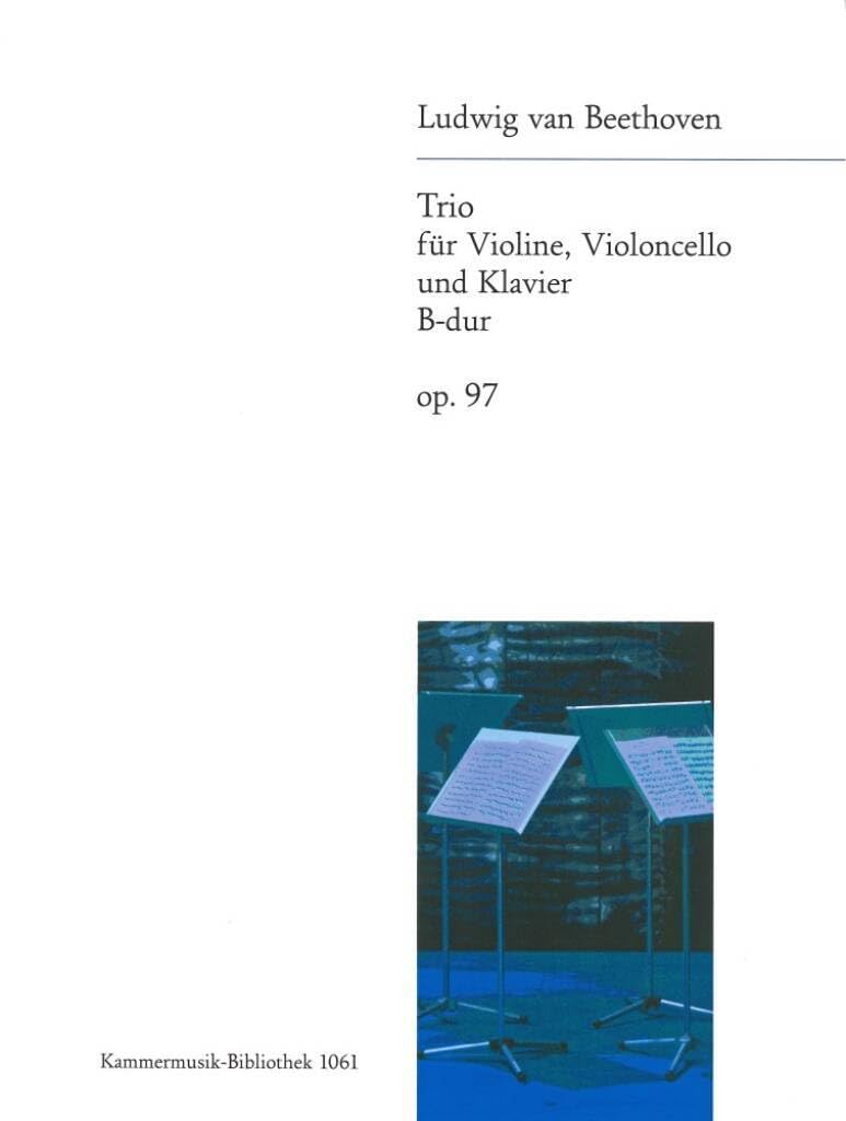 Klaviertrio B-dur op. 97 - Erzherzog-Trio (KM 1061) Sheet Music