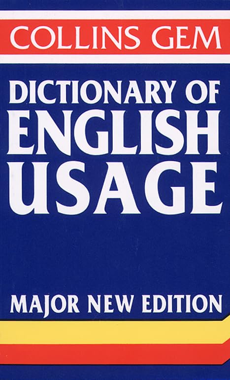 Collins Gem Dictionary of English Usage (Collins Gems) Learning & Reference