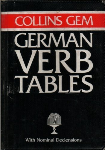 Collins Gem German Verb Tables and Grammar (Collins Gems) Business, Finance & Career