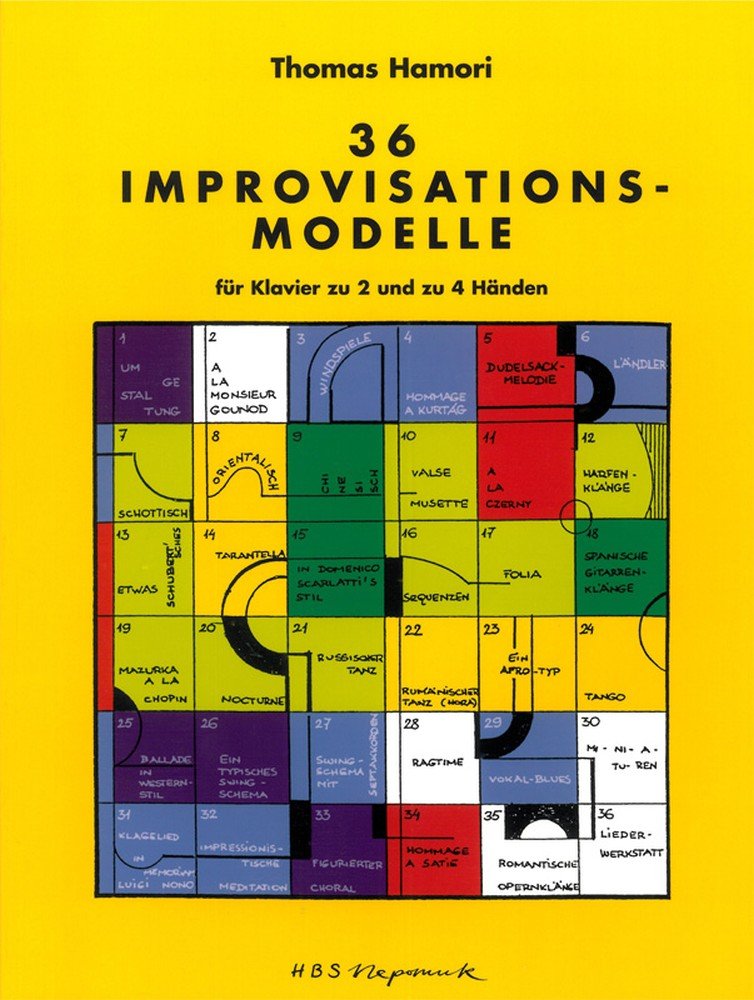 36 Improvisations-Modelle für Klavier vierhändig (MN 12036) Sheet Music