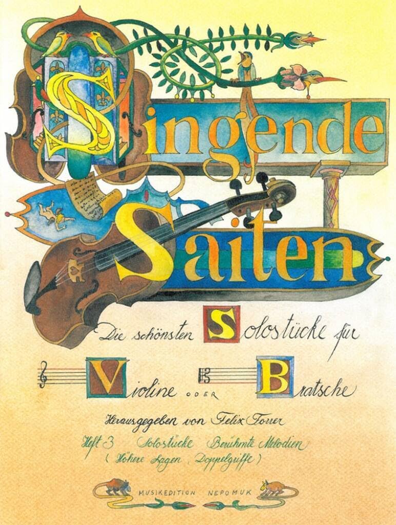 Singende Saiten, für Violine (Viola).Vol.3 Sheet Music