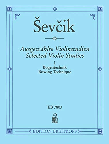 Ausgewählte Violinstudien - Bogentechnik (EBL 7803) Sheet Music